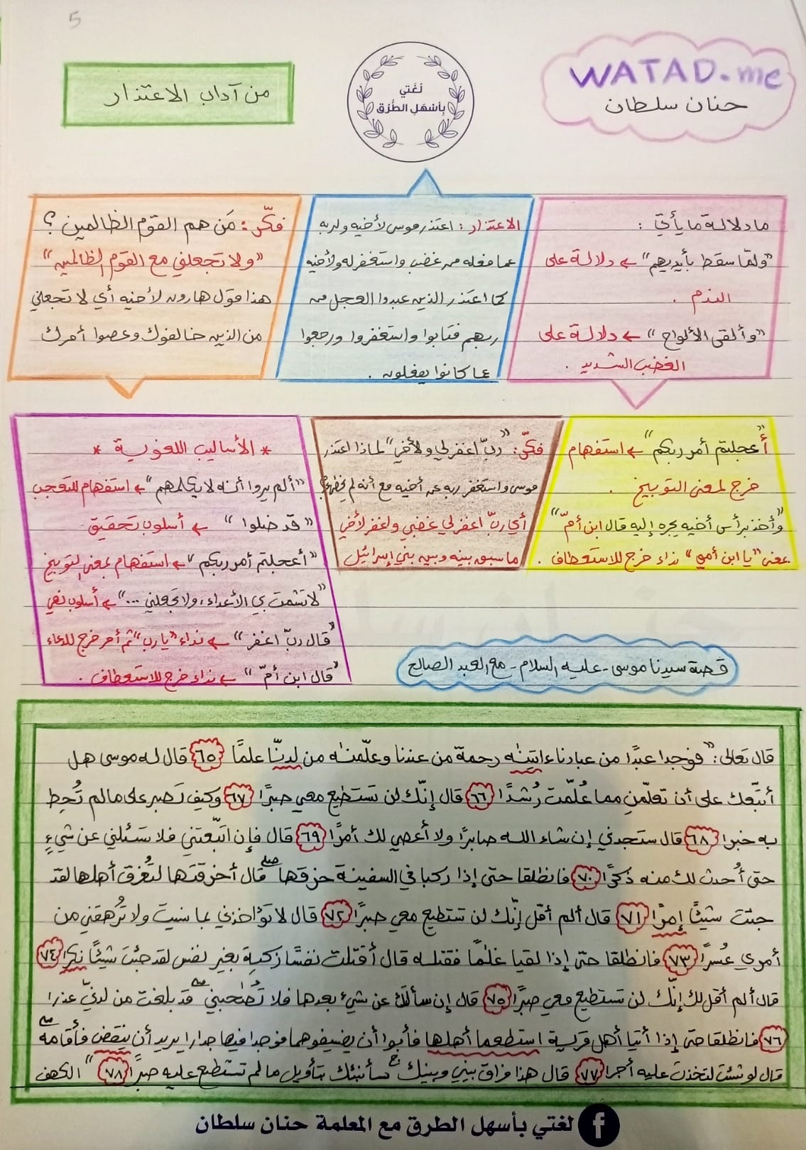 NDEzODE3MC4wNjQ5 بالصور شرح درس من اداب الاعتذار مادة اللغة العربية للصف العاشر الفصل الاول 2023